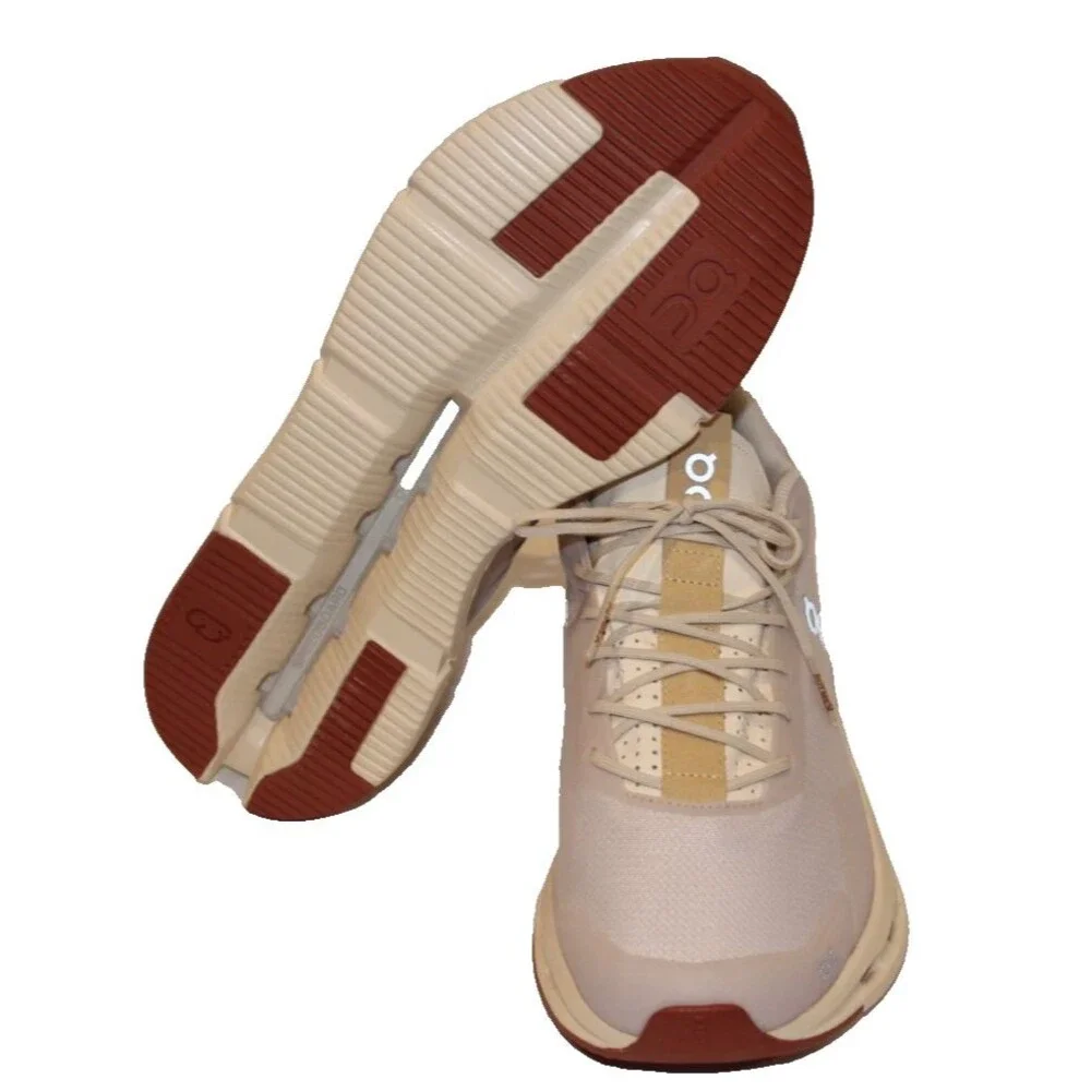 ON CLOUD WOMEN CLOUDNOVA FORM 2 RUNNING ATHLETIC‎ SNEAKERS SAND MOON 10 NEW